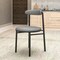 Leisuremod Lume Modern Dining Side Chair in Polyester with Black Steel Frame in Charcoal LC20CH - alternate 6