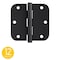 Global Door Controls 3.5 in Leaf W x 3.5 in Leaf H, Black CP3535-5/8-US19 - alternate 1