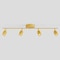 Vidalite Shura Mustard Yellow 4-Light Track Light with Rotatable Heads, Integrated LED, 3000k, 2240 Lmn CE1059864 - alternate 4