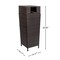 Happimess Keaton Modern 24.13-Gallon All-Weather Wicker/Metal Lidded Hideaway Outdoor Trash Can, Brown HPM1203A - alternate 9