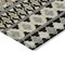 Homeroots 8' Charcoal Gray And Gold Round Quatrefoil Washable Indoor Outdoor Area Rug 583212 - alternate 7