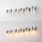 Jonathan Y Irving 40" 6-Light Seeded Glass/Iron Modern Contemporary LED Vanity Light, Nickel JYL7621A - alternate 9