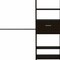 Homeroots 118" Black Manufactured Wood Closet System 535182 - alternate 12