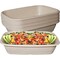 Ecoquality 29oz Rectangular Sugarcane Container, Compostable Bowls for Takeout, and Restaurant, 25PK EQCRTB29-25 - alternate 1