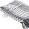 Homeroots 50" X 60" Gray and White Kantha Cotton Striped Throw Blanket with Embroidery 516624 - alternate 7