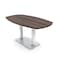 Skutchi Designs Arc Boat Conference Table, 36 in W, 60 in L, Brown HAR-ABOT-36x60-DOU-H3041 - alternate 1