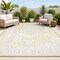 Jonathan Y Sinjuri Medallion Textured Weave Green/Cream 5 ft. x 8 ft. Indoor/Outdoor Area Rug SMB101E-5 - alternate 1