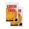Signmission Cheese Fries, A-Frame & 2 Decals Installed, Heavy-Duty Plastic Frame SBHD-D-2436-Cheese Fries - alternate 5