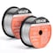 Vevor Flux Core MIG Welding Wire 0.035 in 1LBS Gasless Mild Steel MIG Wire, 2PK E71T-11 - alternate 1