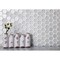 Apollo Tile White 11.6 in x 12 in Glass Glossy, Matte Floor and Wall Mosaic Tile 4.83 sqft/case, 5PK APLICL8801A - alternate 5