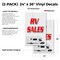 Signmission Rv Sales, Vinyl Decals Only 24 Inch x 36 Inch, Vinyl Decal, 2PK DSB-2436-2PACK-Rv Sales - alternate 2
