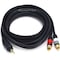 Monoprice A/V Cable, 3.5mm(M)/2 RCA(M), 6ft 5598 - alternate 1