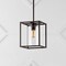Jonathan Y Quinn 8.13" 1-Light Industrial Farmhouse Iron/Glass LED Pendant, Oil Rubbed Bronze JYL7583A - alternate 8
