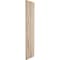 Ekena Millwork Rustic Two Board Joined Board-n-Batten Hand Hewn Faux Wood Shutters w/No Batten, 11W x 80H, PR SHUBJN11X80HHPR - alternate 16