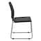 Office Star Products STC Series Sled Base Leg Stack Chair, Black / Silver STC8302C28-3 - alternate 6