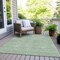 Homeroots 8' X 10' Sage And Gray Geometric Washable Indoor Outdoor Area Rug 595676 - alternate 7