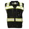 Dome75 Hi-Vis Safety Vest MD Class Non-ANSI/Enhanced Visibility , Reinforced Front Zipper 7 Pockets, 1 OV6183 - alternate 9
