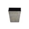 Homeroots 5in Gray Recycled Plastic Indoor Outdoor Square Pot Planter 488256 - alternate 1