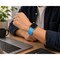 Elegani Rubber Band Compatible with Apple Watch 38mm, Light Blue, Silver Buckle OMGSWT-LBLU-38 - alternate 2