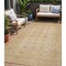 Homeroots 5' X 8' Beige And Rust Floral Medallion Washable Indoor Outdoor Area Rug 615939 - alternate 1