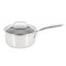Oster Modessa 2.5Qt Nonstick Triply Stainless Steel Saucepan and Lid with Honeycomb Design in Silver 143061.02 - alternate 4