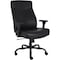 Lorell Big & Tall Executive High-Back Chair With Adjustable Arms, Black LLR48846 - alternate 1