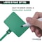 Kable Kontrol Identification & Tamper Proof Cable Zip Ties, 9 in L, Green, Nylon Co-polymer, 80 lbs Strength CTWO-9-100-GN - alternate 6