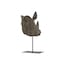Homeroots 17" Brown Resin Rhinoceros Tabletop Sculpture 574105 - alternate 3