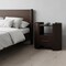 Homeroots 20" Mocha Solid Wood Round One Drawer Nightstand 722523 - alternate 3