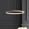 Jonathan Y Brice 15.75" Modern Contemporary Metal Round Dimmable Integrated LED Pendant, Beige JYL7202H - alternate 7