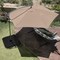 Pure Garden 10 ft Cantilever Patio Umbrella with 220lb Base, Tilt and Khaki Canopy 50-LG1046B - alternate 6
