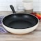 Oster Clairborne 12 Inch Round Nonstick Aluminum Frying Pan in Linen 140517.01 - alternate 2