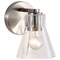 Nuvo Gianna, 1 Light Vanity, Brushed Nickel Finish, Clear Glass 60/8331 - alternate 5