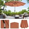 Pure Garden 10Ft Outdoor Tilting Patio Umbrella, Terracotta 50-100-TC - alternate 3
