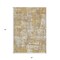 Homeroots 5' X 8' Gold Brown And Beige Abstract Washable Indoor Outdoor Area Rug 597963 - alternate 7