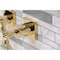 Kingston Brass Double-Handle Wall Mount Bathroom Faucet, Polished Brass KS6122NX - alternate 6