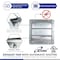 Iliving Silver 10 in. 600 CFM Electric Powered Variable Speed Wall-Mounted Shutter Exhaust Fan ILG8SF10V - alternate 3