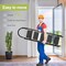 Wrightmaster 4.4 ft. Aluminum Step Ladder, 9 ft. Reach with Non-Marring Feet and Shelf, 330 lb. Capacity ZoroJLHWBT-BLACK - alternate 6
