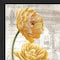 Homeroots Golden Flowers Black Framed Print Wall Art 407351 - alternate 4
