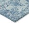 Homeroots 8' X 10' Teal Blue And Ivory Abstract Washable Indoor Outdoor Area Rug 612770 - alternate 5