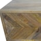 Homeroots 52in Wood Brown Solid Wood Cabinet Enclosed Storage Distressed TV Stand 489502 - alternate 6