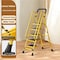 Wrightmaster 5.75 ft. Steel Step Ladder, 9 ft. Reach with Handrail and Non-Marring Feet, 550 lb. Capacity ZoroP480584 - alternate 5