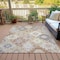 Homeroots 9' X 12' Ivory Gold And Gray Southwestern Washable Indoor Outdoor Area Rug 632273 - alternate 4