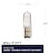 Bulbrite Pack of 5 Halogen T4 Double-Contact Bayonet Base BA15D Light Bulb, 50 Watt, Clear, 5PK 860809 - alternate 4