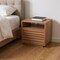 Homeroots 16" Walnut Wood One Drawer Nightstand 668517 - alternate 7