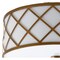 Jonathan Y Elizabeth 16.8 in. Metal LED Flush Mount, Gold/White JYL3504A - alternate 7