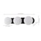 Jonathan Y Knox 23.3 in. 3-Light Mid-Century Modern Metal and Frosted Glass Globe LED Vanity Light, Oil Rubbed B JYL9567B - alternate 10