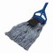 Carlisle Foodservice Medium Blue Looped-End Mop, Cotton, 36 x 6 x 3, Blue 369418S14 - alternate 1