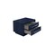 Homeroots 21" Sapphire Blue Wood Two Drawer Nightstand 719565 - alternate 5