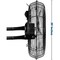 Edendirect 20 in. 3 Speed Black Floor Fan for living room ZR-HIFANXFLOOR20BV1 - alternate 4
